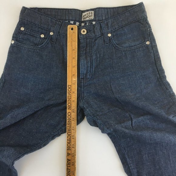 Naked & Famous Slim Guy Linen Blended Jeans 31 - Picture 10 of 11